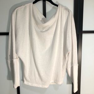 We the free white slouchy shirt size medium